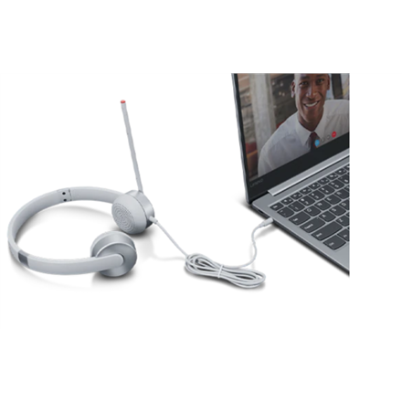 Lenovo Stereo Analog Headset 100 Sliver