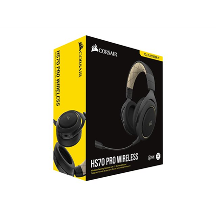 Corsair Gaming Headset HS70 PRO WIRELESS Built-in microphone