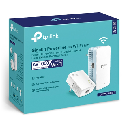 TP-Link TL-WPA7517 KIT Powerline Kit 1x10/100/1000 port