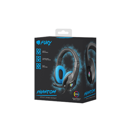 Fury Gaming Headset Natec Fury Phantom Headband/On-Ear