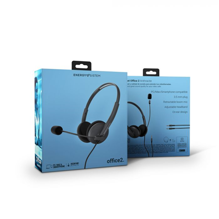 Energy Sistem Headset Office 2 Anthracite