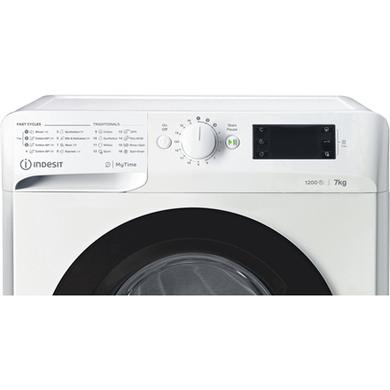 INDESIT Washing machine MTWE 71252 WK EE Energy efficiency class E