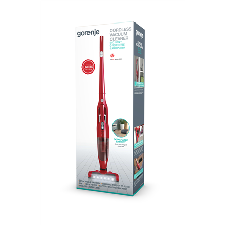Gorenje Vacuum cleaner SVC252GFR Cordless operating