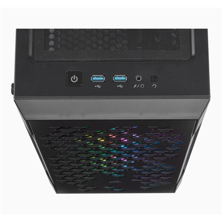 Corsair Airflow Tempered Glass Mid-Tower Smart Case iCUE 220T RGB Side window