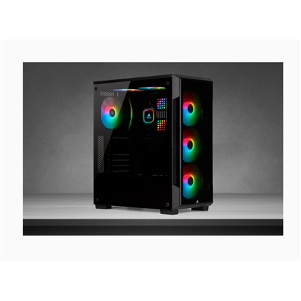 Corsair Tempered Glass Mid-Tower Smart Case iCUE 220T RGB Side window