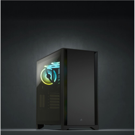 Corsair Tempered Glass Mid-Tower ATX Case 4000D Side window