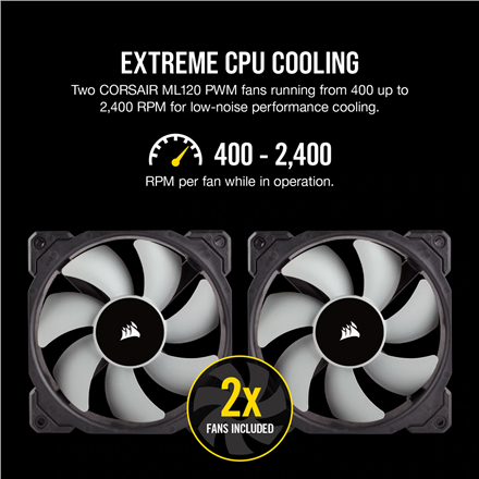 Corsair Liquid CPU Cooler iCUE H100i RGB PRO XT Universal