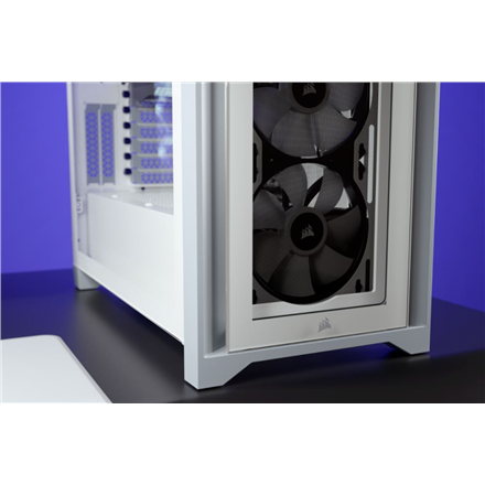 Corsair Tempered Glass Mid-Tower ATX Case iCUE 4000X RGB Side window