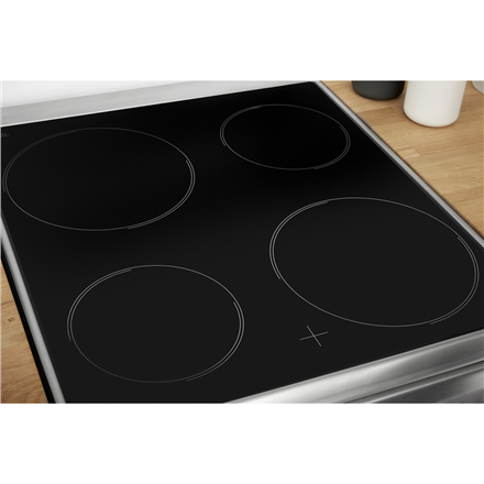 INDESIT Cooker IS5V8CHX/E Hob type Vitroceramic