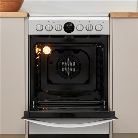 INDESIT Cooker IS5V8CHX/E Hob type Vitroceramic