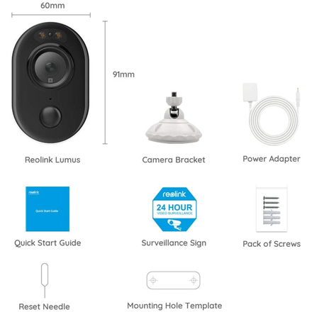 Reolink Lumus  IP Camera 2 MP