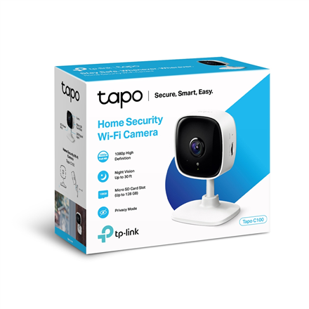 TP-LINK Home Security Wi-Fi Camera Tapo C100	 Cube