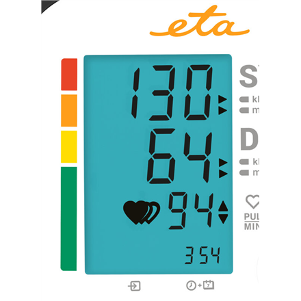 ETA Upper Arm Blood Pressure Monitor ETA229790000 Memory function