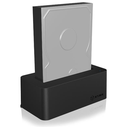 Raidsonic Icy Box IB-112StU3-B USB 3.0 Dockingstation for 2