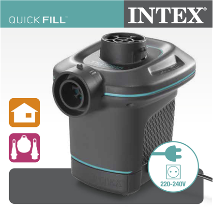 Intex Electric Pump Quick Fill Black