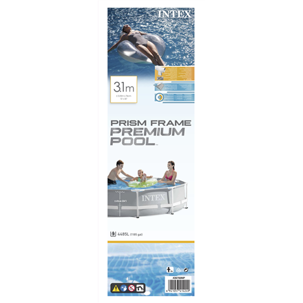 Intex Prism Frame Premium Pool Grey