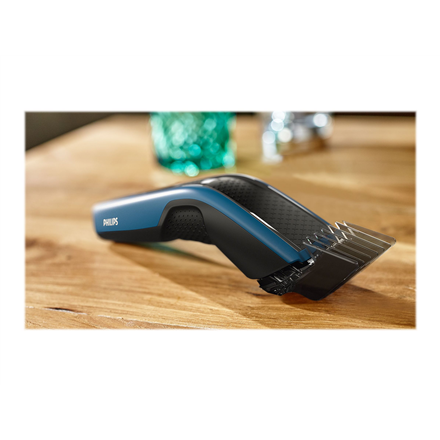 Philips Hair clipper HC5612/15 Cordless or corded Number of length steps 28 Step precise 1 mm Blue/B