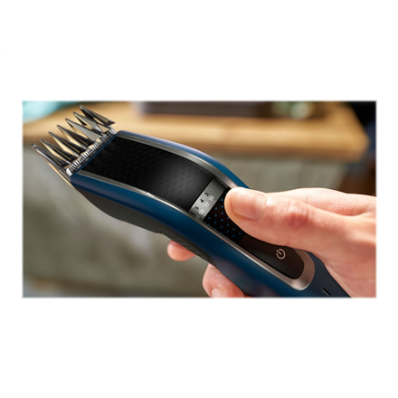 Philips Hair clipper HC5612/15 Cordless or corded Number of length steps 28 Step precise 1 mm Blue/B