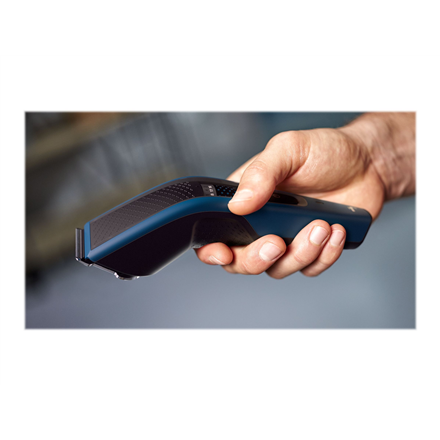 Philips Hair clipper HC5612/15 Cordless or corded Number of length steps 28 Step precise 1 mm Blue/B