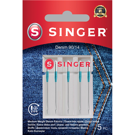 Singer Denim Needle 90/14 5PK