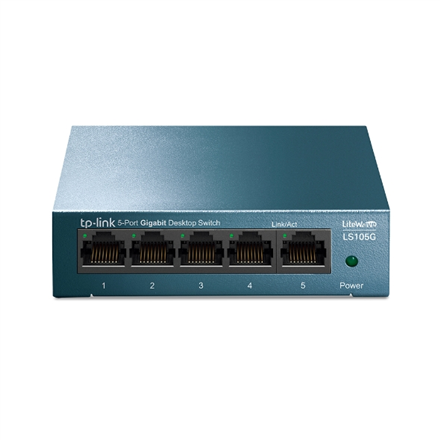 TP-LINK Desktop Network Switch LS105G 10/100/1000 Mbps (RJ-45)