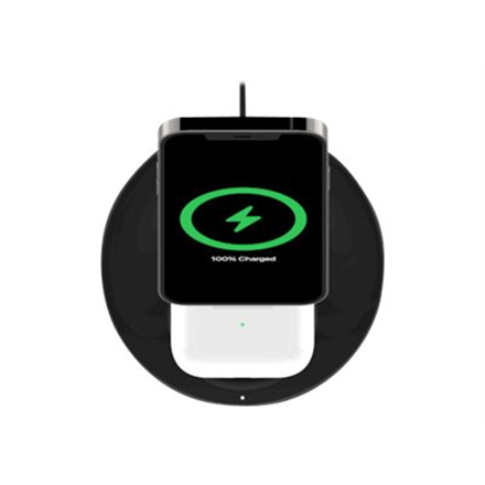 Belkin Pro MagSafe 2in1 Wireless Charging Stand + AC Power Adapter BOOST CHARGE Black