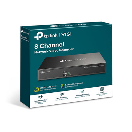 TP-LINK Network Video Recorder VIGI NVR1008H 8-Channel