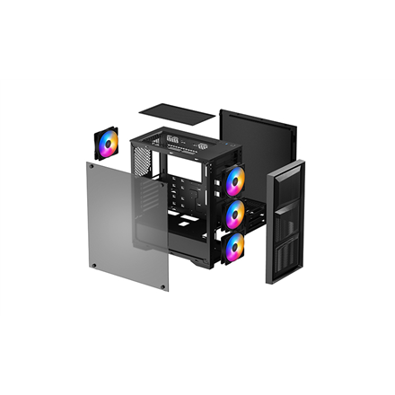 Deepcool MATREXX 50 MESH 4FS computer case Black