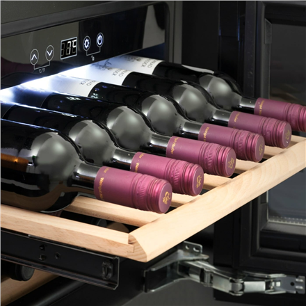 Caso | Wine Cooler | WineDeluxe E 18 | Energy efficiency class G | Built-in | Bottles capacity 18 bo