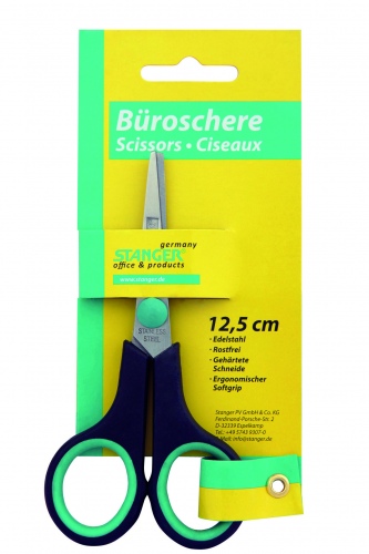 STANGER Scissors stainless steel, 12,5 cm, Box 10 pcs. 340103