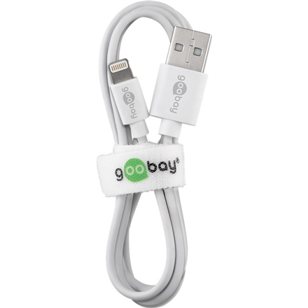 Goobay Lightning USB charging and sync cable 54600  White