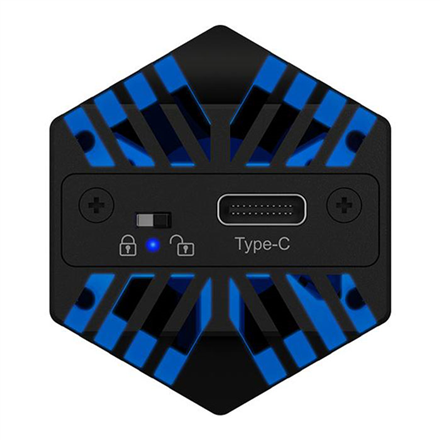 Raidsonic ICY BOX IB-1823MF-C31 Enclosure for 1x NVMe with USB 3.1 (Gen 2) Type-C and Type-A