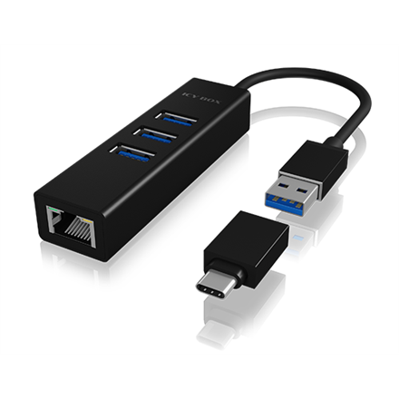 Raidsonic 4 Port Hub with USB 3.0 Type-A