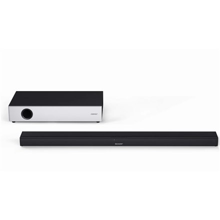 Sharp HT-SBW160 2.1 Ultra Slim Soundbar with Flat Wireless Subwoofer for TV above 40"