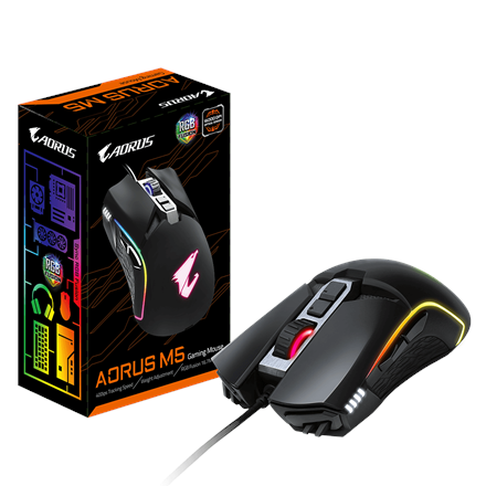 Gigabyte USB Mouse  AORUS M5 wired