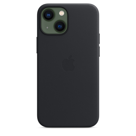 Apple 	iPhone 13 mini Leather Case with MagSafe Midnight