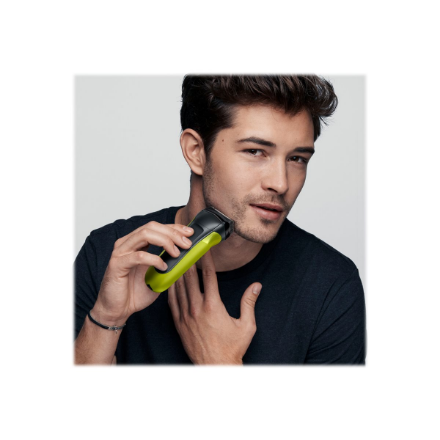 Braun | Shaver | 300BT Shave&Style | Operating time (max) 30 min | Black/Green