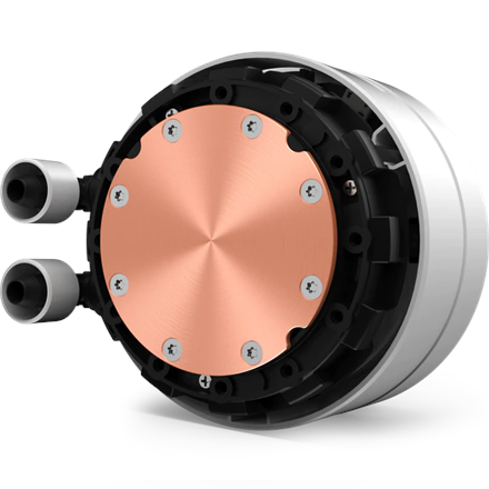 NZXT AIO Liquid Cooler With Aer RGB Kraken X73 RGB White