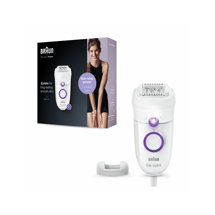 Braun Epilator SE5505P Silk-epil White