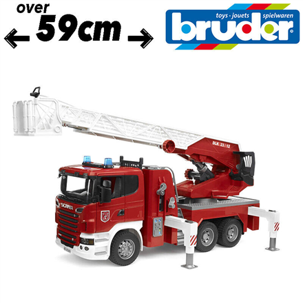 BRUDER Car SCANIA R Fire Engine With Water Pump