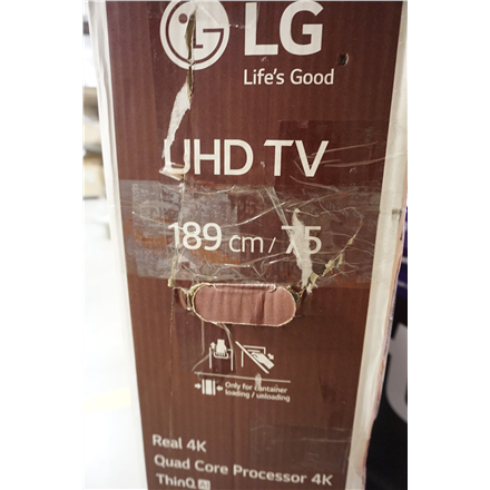 SALE OUT. LG 75UP75003LC 75" (190 cm) 4K Ultra HD Smart TV LG 75UP75003LC 75" (190 cm)