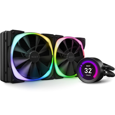 NZXT AIO Liquid Cooler with LCD Display Kraken Z63 Intel