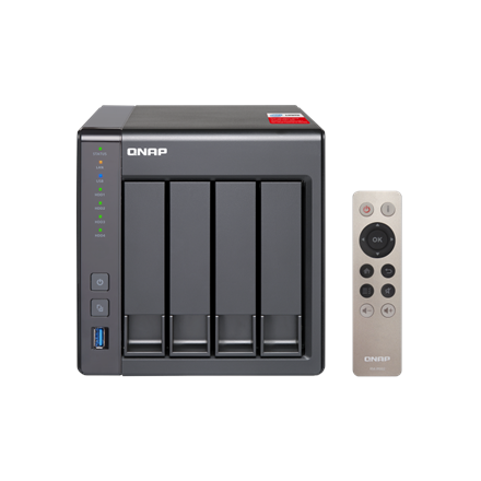 QNAP 4-Bay QTS NAS TS-451+-8G Up to 4 HDD/SSD Hot-Swap