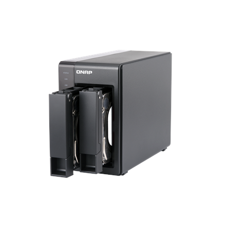 QNAP 2-Bay QTS NAS TS-251+-2G Up to 2 HDD/SSD Hot-Swap