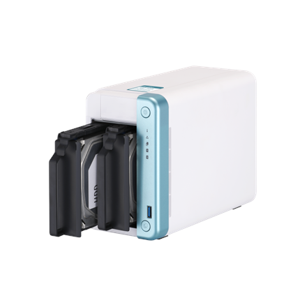 QNAP 2-Bay QTS NAS TS-251D-4G Up to 2 HDD/SSD Hot-Swap