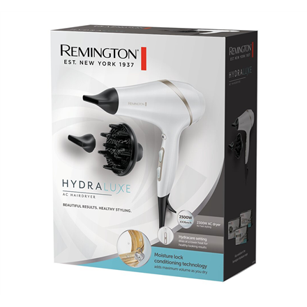 Remington | Hair dryer | AC8901 HYDRAlux | 2300 W | Number of temperature settings 3 | Ionic functio