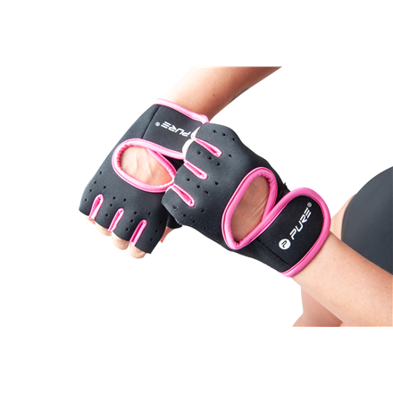 Pure2Improve Fitness Gloves Black/Pink