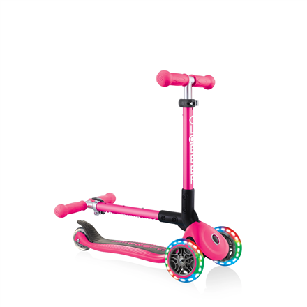 Globber Junior Foldable Light Scooter Fuchsia