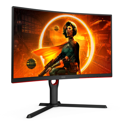 AOC Curved Monitor C27G3U/BK 27 "