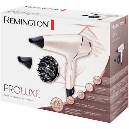 Remington Hair dryer ProLuxe AC9140 2400 W Number of temperature settings 3 Ionic function Diffuser 